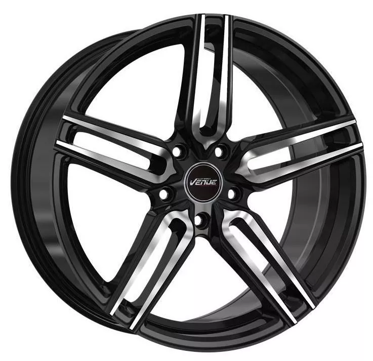 Venue Meta Black Polished 9x18 5x112 ET42 CB66.6 60° 690 kg VMT1890511242666BLP