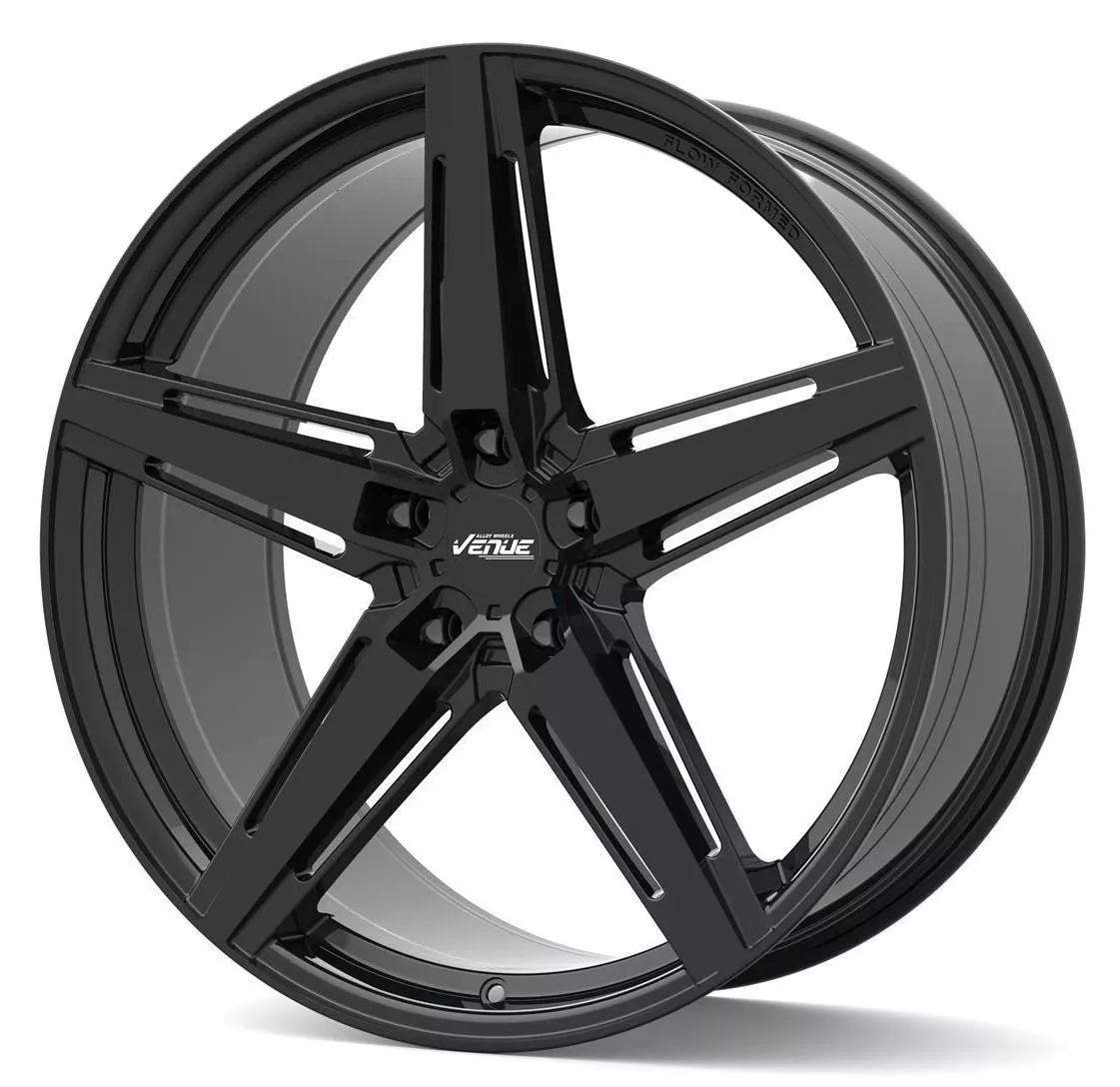 Venue Nord5 Gloss Black 8,5x20 5x112 ET33 CB66,6 60° 800 kg VN58520511233666GBL