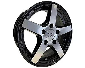 GG Trailer Black Polished 5,5x14 4x100 ET30 CB57.1 60° 950 kg 298197