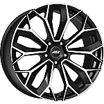 AEZ Leipzig dark Black/polished 9,5x22 5x112 ET37 CB66,6 60° 1025 kg ALE2N8BP37E
