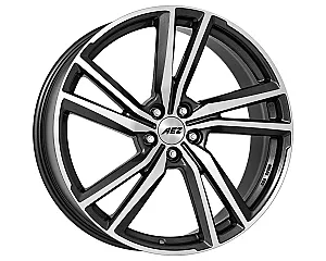 AEZ North dark Gunmetal/polished 8x18 5x108 ET42 CB63,4 60° 700 kg ANOGHFP42E