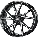 Alutec ADX.01 diamond-black frontpolished 7,5x18 4x100 ET38 CB63,3 60° 635 kg ADX1-75838A23-1