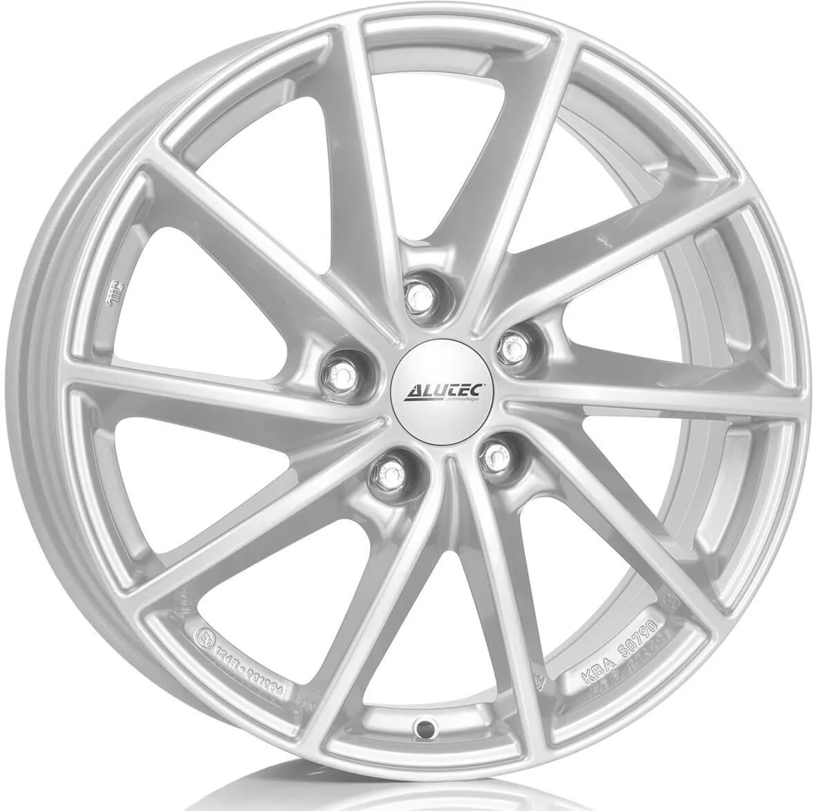 Alutec Singa polar-silver 6,5x16 5x108 ET50 CB63,4 60° 720 kg SIN65650F51-0