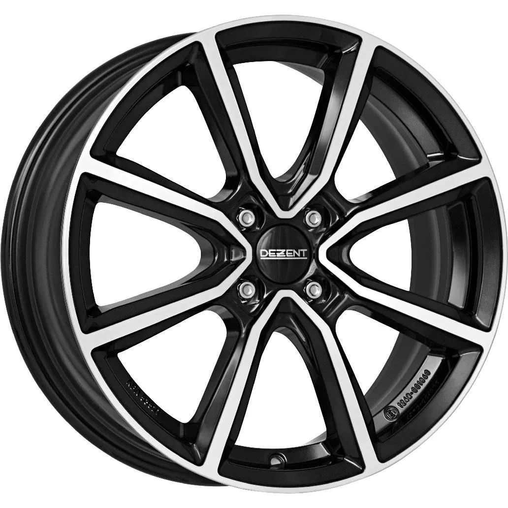 Dezent TN dark Black/polished 6x16 4x98 ET41 CB58,1 60° 590 kg TTNO1BP41E