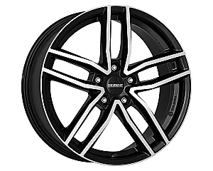 Dezent TR dark Black/polished 7x17 5x100 ET35 CB57,1 R13 730 kg TTRY6BP35V
